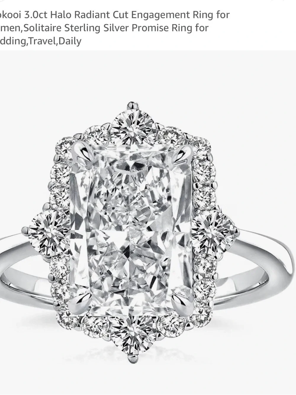 3ct solitaire w/moissanite
